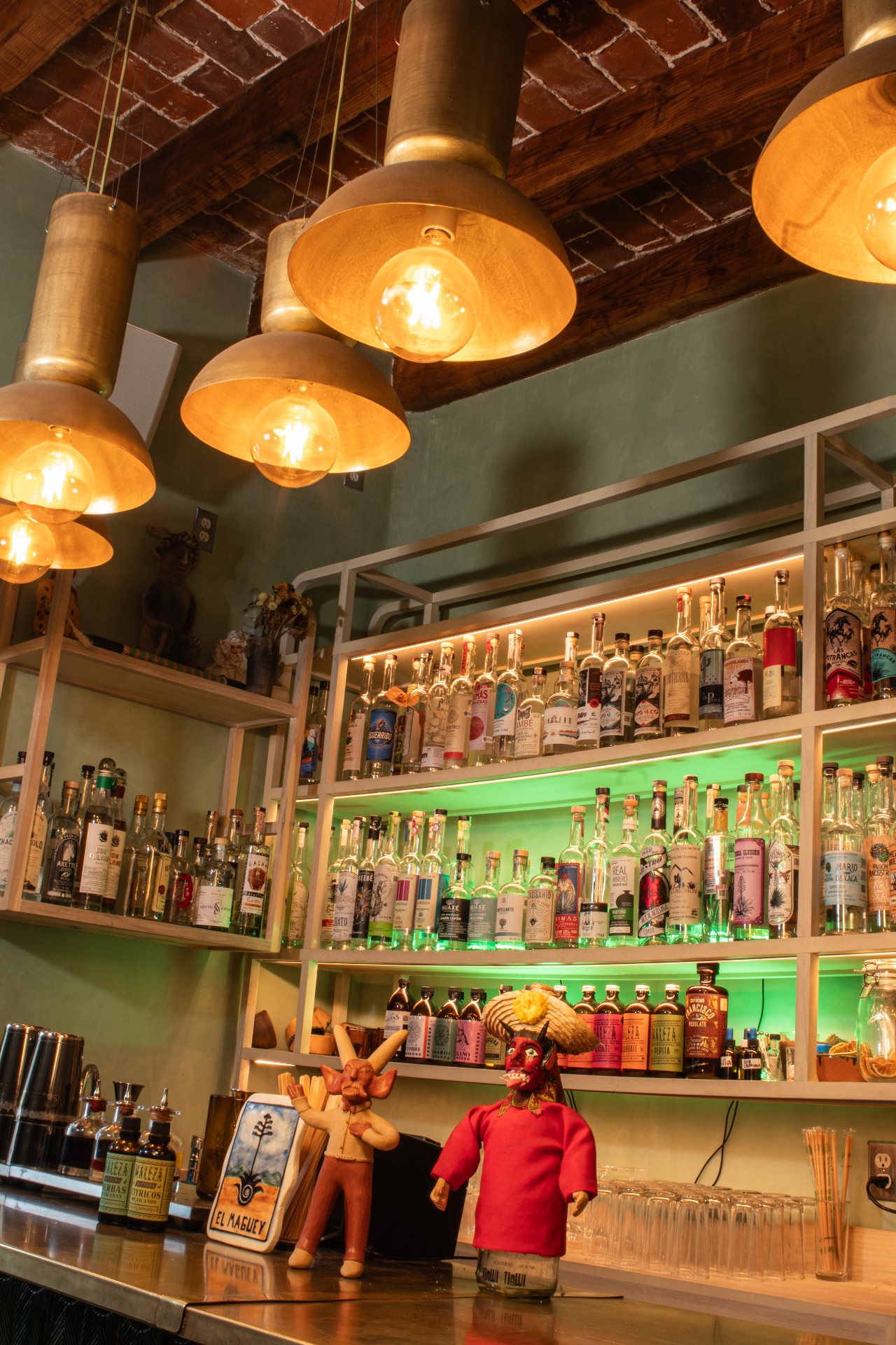 Intimate mezcal and tequila tasting lounge in Roma Norte Mexico City by Onedaytrip Mexico City