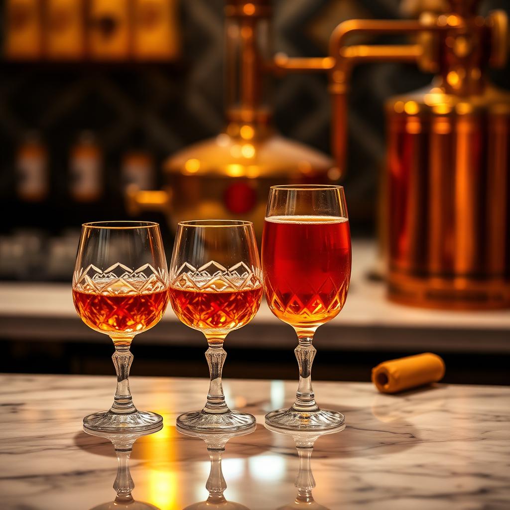 Charanda and ancestral Mexican rum tasting flight in Roma Norte lounge by Onedaytrip Mexico City